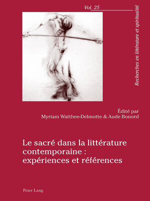 cover image of Le sacré dans la littérature contemporaine
